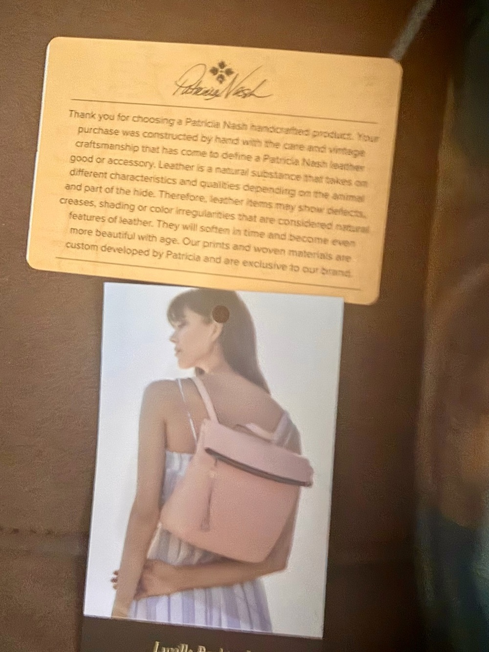 Patricia Nash Luzille Peruvian Painting Floral Leather Crossbody Bag /Backpack - Picture 14 of 15